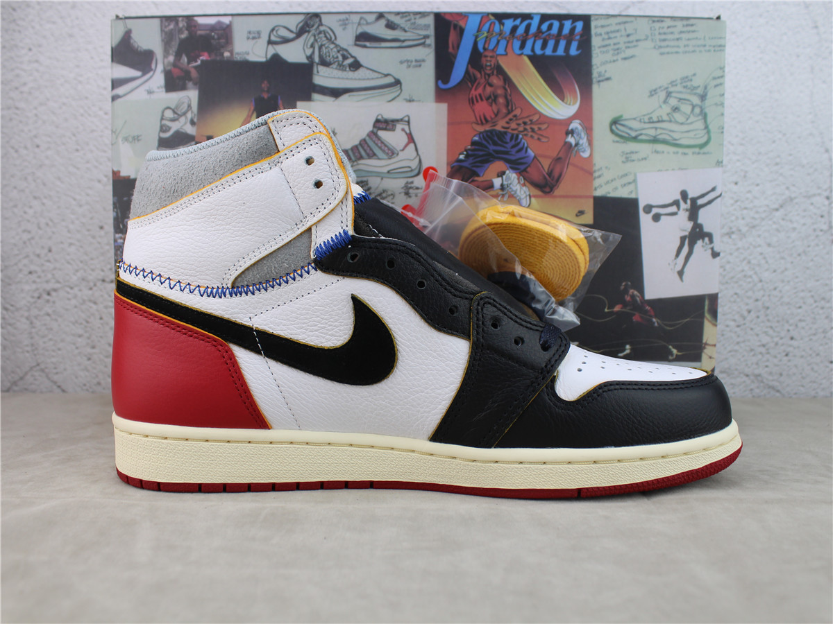 LJR Batch Union LA x Air Jordan 1 Retro High NRG Black Toe  BV1300-106